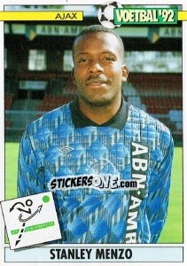 Sticker Stanley Menzo - Voetbal 1991-1992 n. 3 - Panini