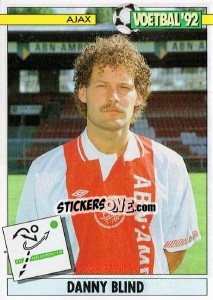 Figurina Danny Blind - Voetbal 1991-1992 - Panini