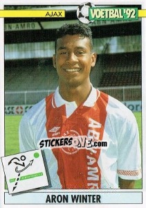 Sticker Aron Winter - Voetbal 1991-1992 n. 7 - Panini