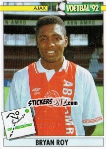 Sticker Bryan Roy - Voetbal 1991-1992 n. 14 - Panini