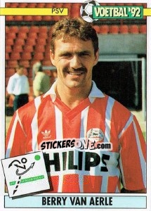 Sticker Berry van Aerle - Voetbal 1991-1992 - Panini