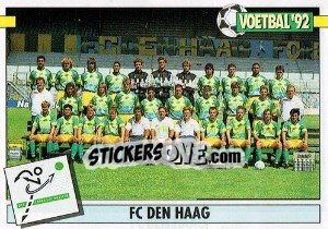 Figurina Team Fc Den Haag - Voetbal 1991-1992 n. 220 - Panini