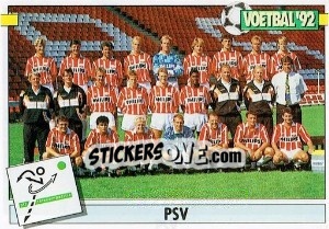 Sticker Team PSV - Voetbal 1991-1992 - Panini