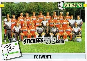Sticker Team FC Twente - Voetbal 1991-1992 n. 231 - Panini