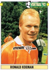 Figurina Ronald Koeman - Voetbal 1991-1992 - Panini