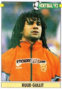 Sticker Ruud Gullit - Voetbal 1991-1992 - Panini
