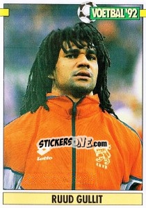 Sticker Ruud Gullit - Voetbal 1991-1992 n. 245 - Panini