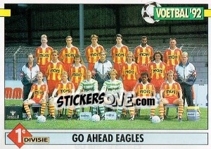 Sticker Team Go Ahead Eagles - Voetbal 1991-1992 - Panini