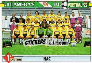 Sticker Team NAC - Voetbal 1991-1992 - Panini