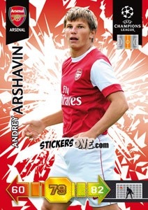 Cromo Andrey Arshavin - UEFA Champions League 2010-2011. Adrenalyn XL - Panini