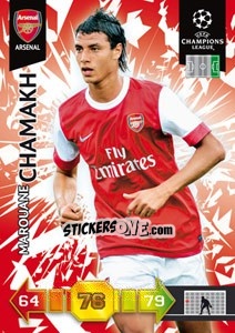 Sticker Marouane Chamakh - UEFA Champions League 2010-2011. Adrenalyn XL - Panini
