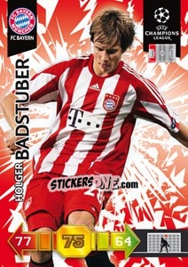 Sticker Holger Badstuber - UEFA Champions League 2010-2011. Adrenalyn XL n. 40 - Panini