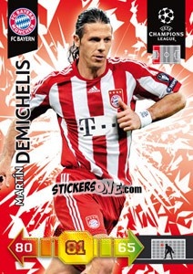 Sticker Martin Demichelis - UEFA Champions League 2010-2011. Adrenalyn XL - Panini