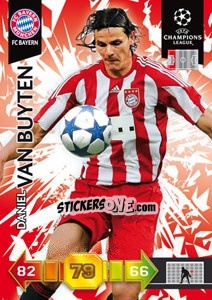 Sticker Daniel Van Buyten - UEFA Champions League 2010-2011. Adrenalyn XL n. 43 - Panini