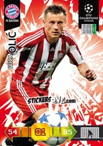 Sticker Ivica Olic - UEFA Champions League 2010-2011. Adrenalyn XL n. 49 - Panini