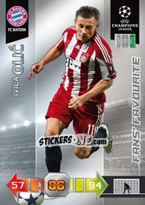 Sticker Ivica Olic - UEFA Champions League 2010-2011. Adrenalyn XL n. 57 - Panini