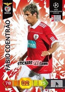 Cromo Fábio Coentrão - UEFA Champions League 2010-2011. Adrenalyn XL - Panini