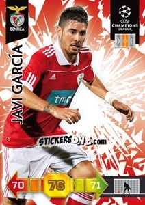 Cromo Javi García - UEFA Champions League 2010-2011. Adrenalyn XL - Panini