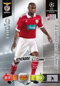 Cromo Luisão - UEFA Champions League 2010-2011. Adrenalyn XL n. 71 - Panini