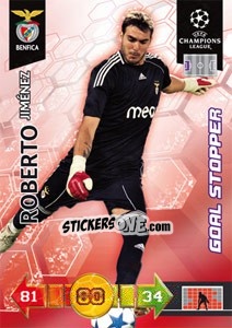 Sticker Roberto Jiménez - UEFA Champions League 2010-2011. Adrenalyn XL n. 72 - Panini