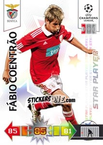Sticker Fábio Coentrão - UEFA Champions League 2010-2011. Adrenalyn XL - Panini