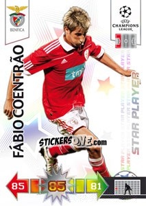 Sticker Fábio Coentrão - UEFA Champions League 2010-2011. Adrenalyn XL n. 73 - Panini