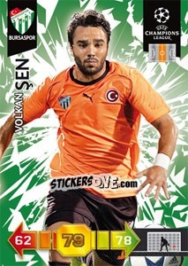 Cromo Volkan Sen - UEFA Champions League 2010-2011. Adrenalyn XL - Panini