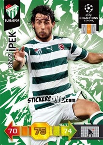 Sticker Ozan Ipek - UEFA Champions League 2010-2011. Adrenalyn XL n. 79 - Panini