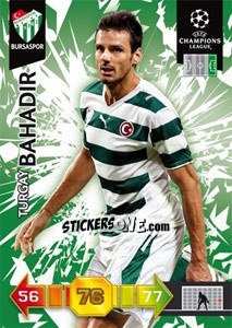 Cromo Turgay Bahadir - UEFA Champions League 2010-2011. Adrenalyn XL n. 80 - Panini