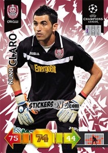 Cromo Nuno Ciaro - UEFA Champions League 2010-2011. Adrenalyn XL - Panini