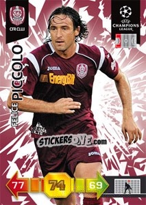 Sticker Felice Piccolo - UEFA Champions League 2010-2011. Adrenalyn XL n. 86 - Panini