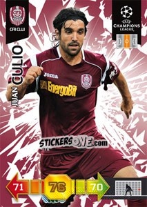 Sticker Juan Culio - UEFA Champions League 2010-2011. Adrenalyn XL - Panini