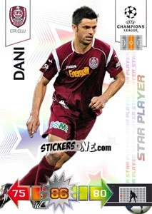 Sticker Dani - UEFA Champions League 2010-2011. Adrenalyn XL - Panini