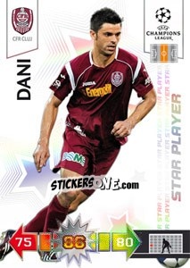 Figurina Dani - UEFA Champions League 2010-2011. Adrenalyn XL - Panini