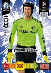 Sticker Petr Cech - UEFA Champions League 2010-2011. Adrenalyn XL n. 96 - Panini
