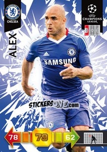 Sticker Alex - UEFA Champions League 2010-2011. Adrenalyn XL - Panini