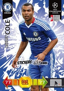 Cromo Ashley Cole - UEFA Champions League 2010-2011. Adrenalyn XL - Panini