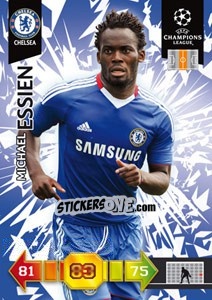 Sticker Michael Essien - UEFA Champions League 2010-2011. Adrenalyn XL n. 103 - Panini
