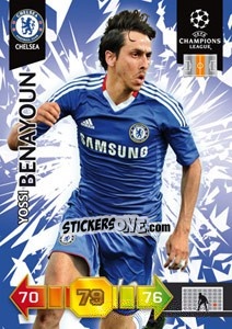 Sticker Yossi Benayoun - UEFA Champions League 2010-2011. Adrenalyn XL n. 104 - Panini