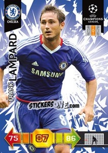Sticker Frank Lampard - UEFA Champions League 2010-2011. Adrenalyn XL n. 105 - Panini