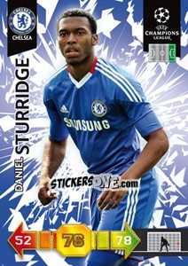 Sticker Daniel Sturridge - UEFA Champions League 2010-2011. Adrenalyn XL n. 106 - Panini