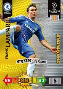 Sticker Frank Lampard - UEFA Champions League 2010-2011. Adrenalyn XL n. 110 - Panini