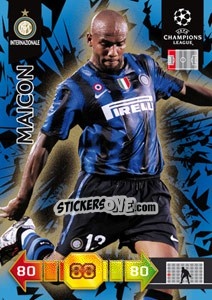 Sticker Maicon - UEFA Champions League 2010-2011. Adrenalyn XL - Panini