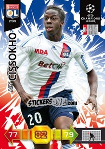Sticker Aly Cissokho - UEFA Champions League 2010-2011. Adrenalyn XL n. 141 - Panini