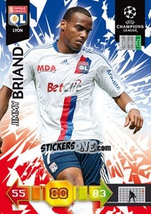 Sticker Jimmy Briand - UEFA Champions League 2010-2011. Adrenalyn XL - Panini
