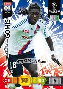 Sticker Bafétimbi Gomis - UEFA Champions League 2010-2011. Adrenalyn XL n. 148 - Panini