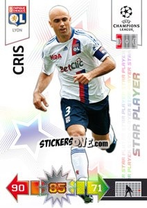 Sticker Cris - UEFA Champions League 2010-2011. Adrenalyn XL n. 154 - Panini