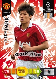 Sticker Ji-Sung Park - UEFA Champions League 2010-2011. Adrenalyn XL - Panini