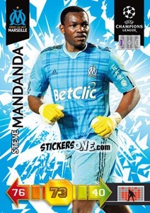 Sticker Steve Mandanda - UEFA Champions League 2010-2011. Adrenalyn XL - Panini