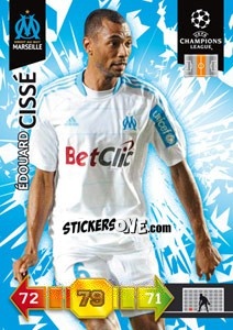 Figurina Édouard Cissé - UEFA Champions League 2010-2011. Adrenalyn XL - Panini